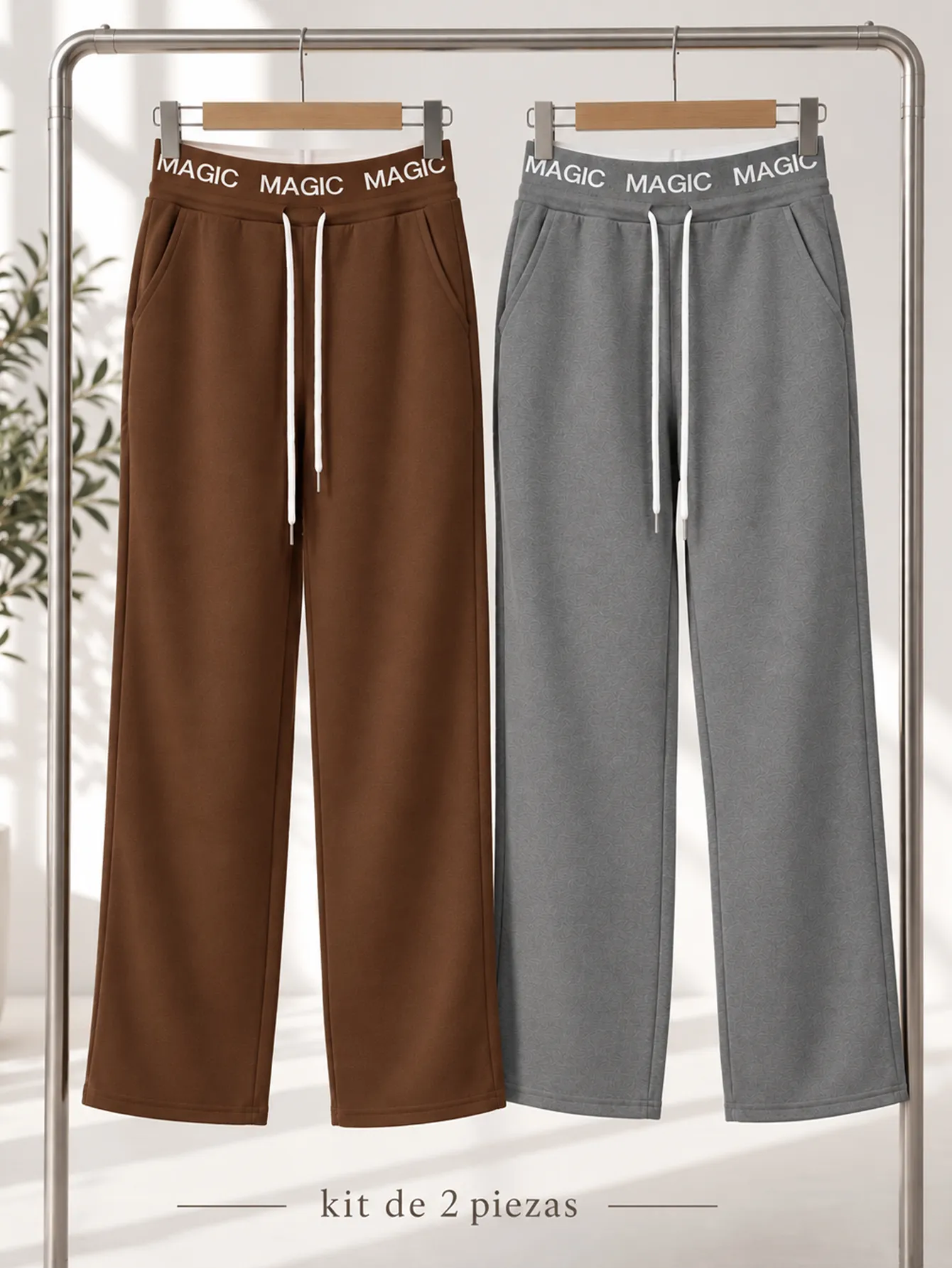 AD2648 pantalon con doble pretina dama 15913